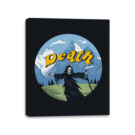 The Sound of Death - Canvas Wraps Canvas Wraps RIPT Apparel 11x14 / Black