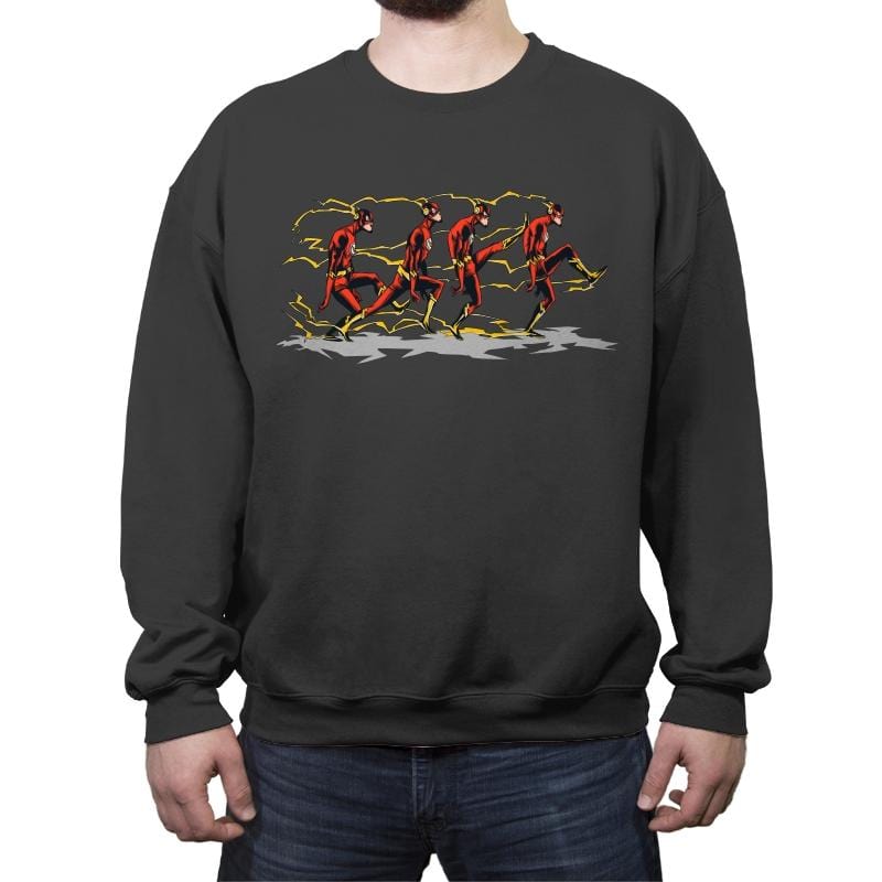 The Speedster Of Silly Walks - Crew Neck Sweatshirt Crew Neck Sweatshirt RIPT Apparel Small / Charcoal