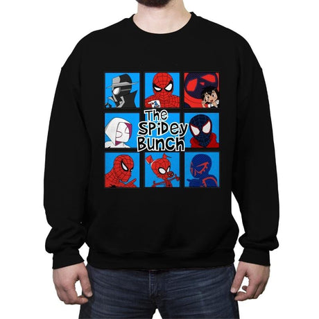 The Spider Bunch - Crew Neck Sweatshirt Crew Neck Sweatshirt RIPT Apparel Small / Black