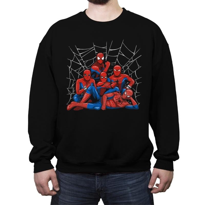 The Spider Club - Crew Neck Sweatshirt Crew Neck Sweatshirt RIPT Apparel Small / Black