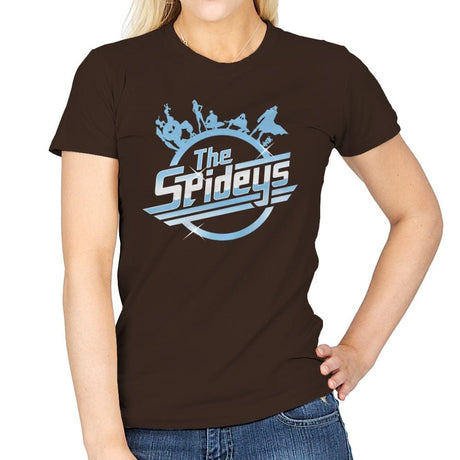 The Spideys - Womens T-Shirts RIPT Apparel Small / Dark Chocolate