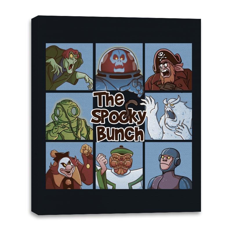 The Spooky Bunch - Canvas Wraps Canvas Wraps RIPT Apparel 16x20 / Black