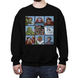 The Spooky Bunch - Crew Neck Sweatshirt Crew Neck Sweatshirt RIPT Apparel Small / Black