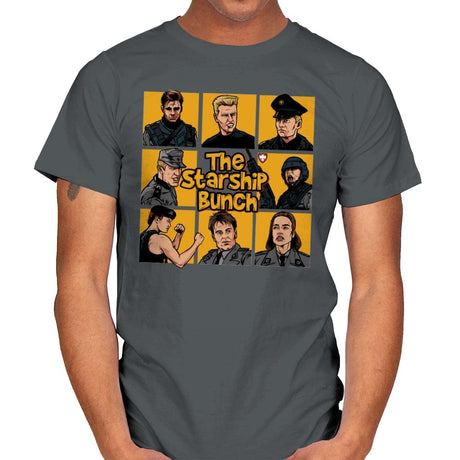 The Starship Bunch - Mens T-Shirts RIPT Apparel Small / Charcoal