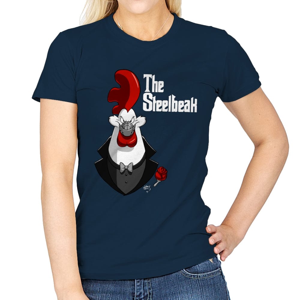 The Steelbeak - Womens T-Shirts RIPT Apparel Small / Navy