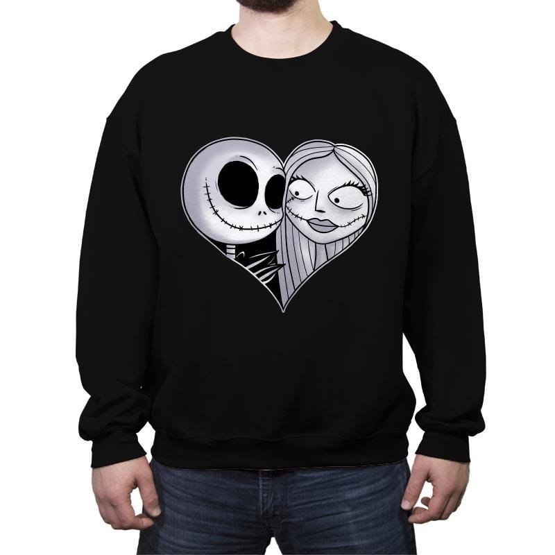 The Strange Love - Crew Neck Sweatshirt Crew Neck Sweatshirt RIPT Apparel Small / Black