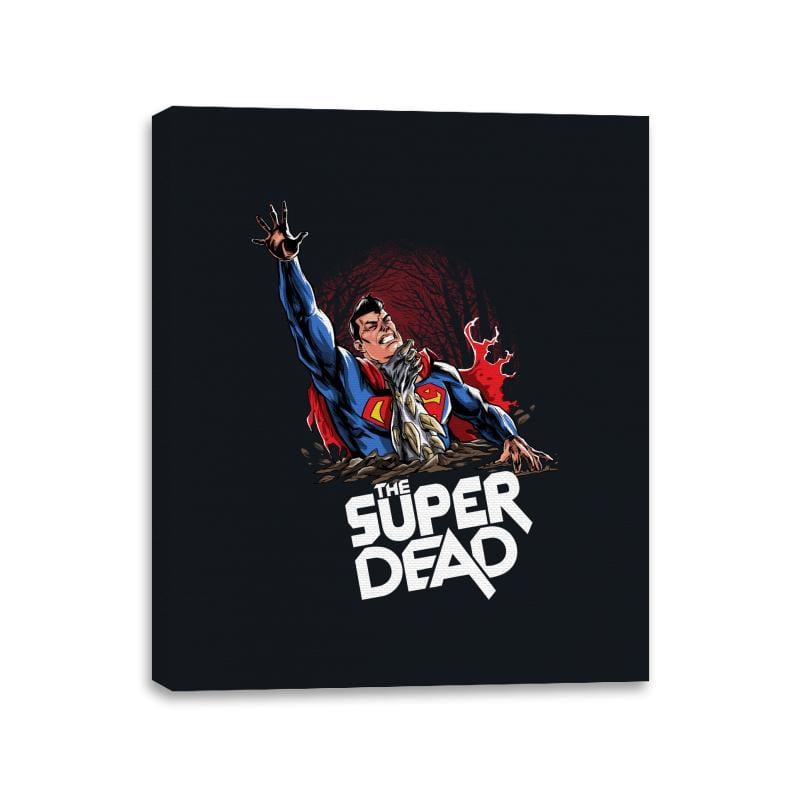 The Super Dead - Canvas Wraps Canvas Wraps RIPT Apparel 11x14 / Black