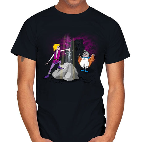 The Sword in the Grayskull - Mens T-Shirts RIPT Apparel Small / Black