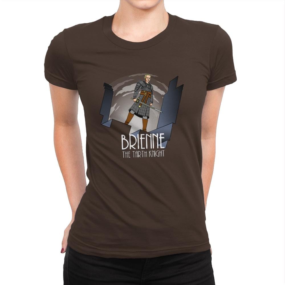 The Tarth Knight - Womens Premium T-Shirts RIPT Apparel Small / Dark Chocolate