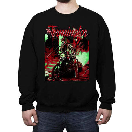 The Terminator - Crew Neck Sweatshirt Crew Neck Sweatshirt RIPT Apparel Small / Black