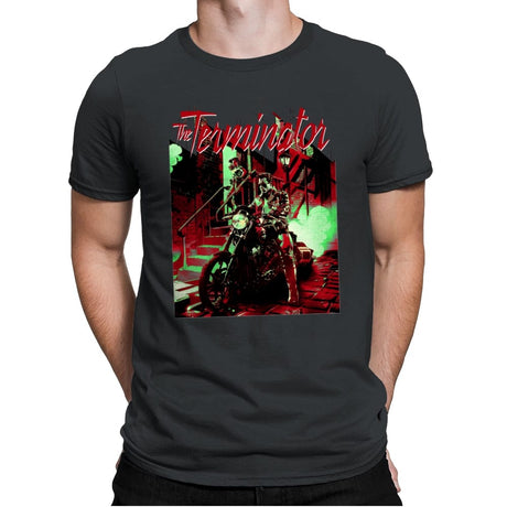 The Terminator - Mens Premium T-Shirts RIPT Apparel Small / Heavy Metal