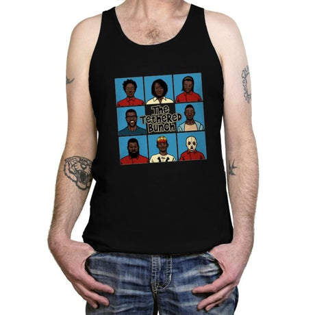 The Tethered Bunch - Tanktop Tanktop RIPT Apparel X-Small / Black