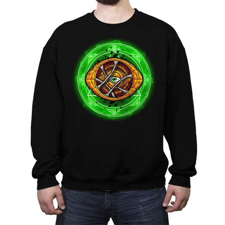 The Third Eye of Agamotto - Crew Neck Sweatshirt Crew Neck Sweatshirt RIPT Apparel Small / Black