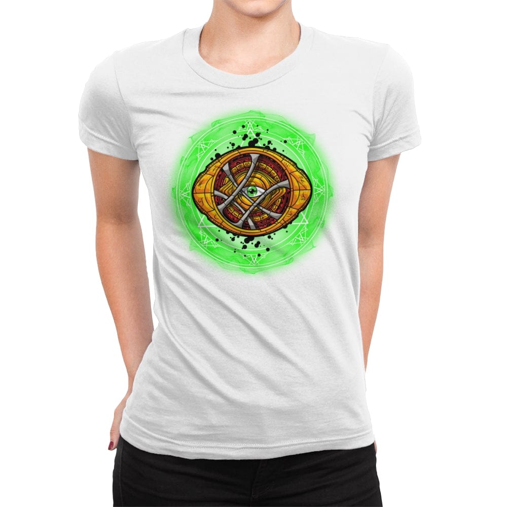 The Third Eye of Agamotto - Womens Premium T-Shirts RIPT Apparel Small / White