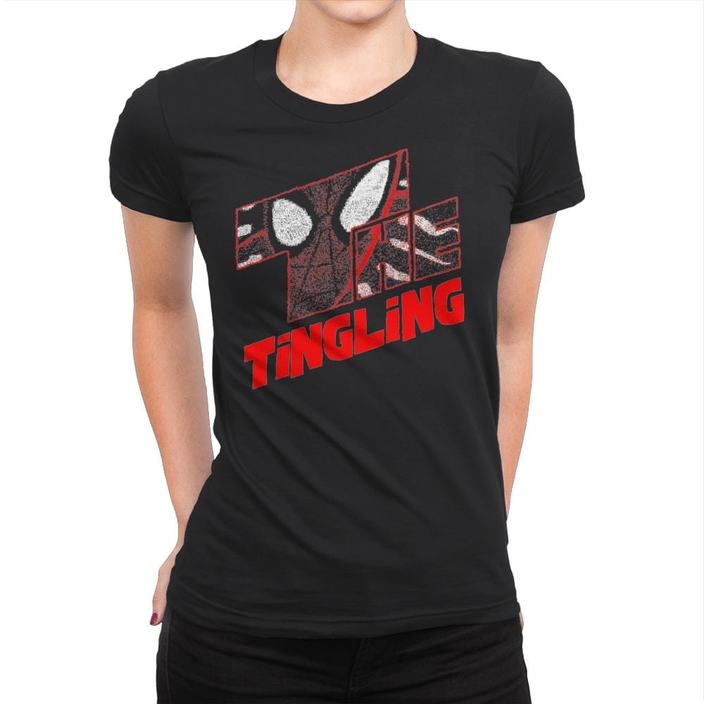 The Tingling - Womens Premium T-Shirts RIPT Apparel Small / Black