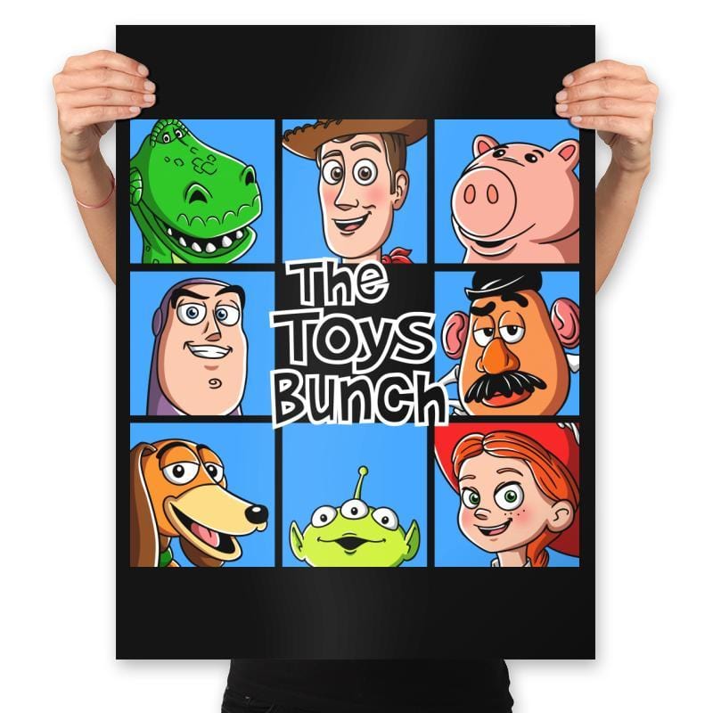 The Toys Bunch - Prints Posters RIPT Apparel 18x24 / Black