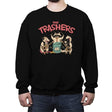 The Trashers - Crew Neck Sweatshirt Crew Neck Sweatshirt RIPT Apparel Small / Black