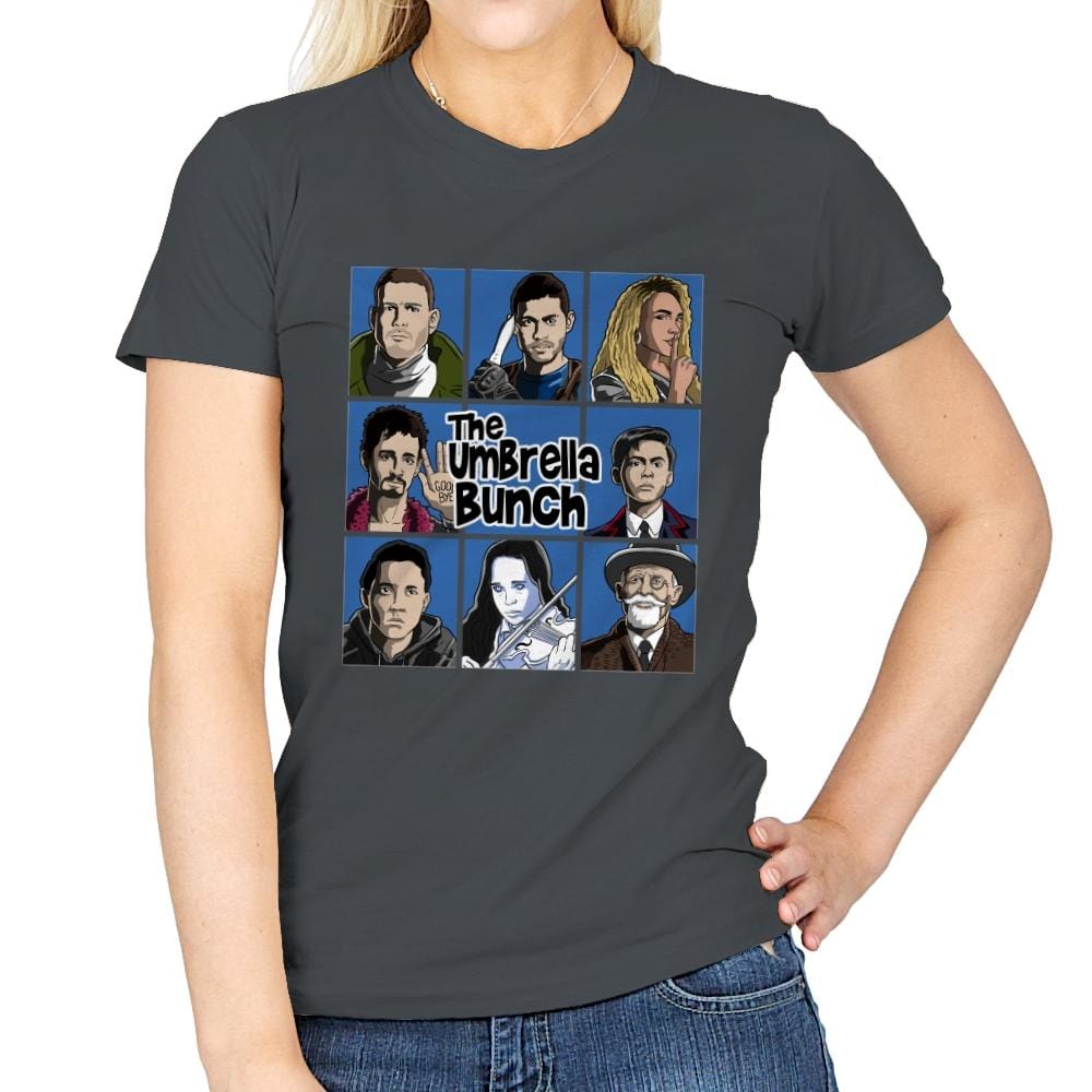 The Umbrella Bunch - Womens T-Shirts RIPT Apparel Small / Charcoal