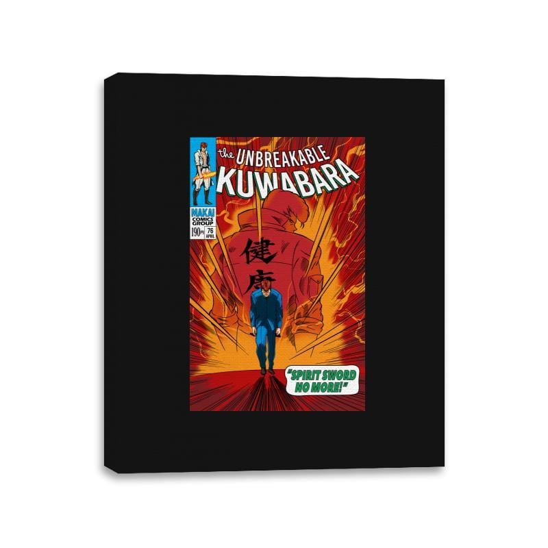 The Unbreakable Kuwabara - Canvas Wraps Canvas Wraps RIPT Apparel 11x14 / Black