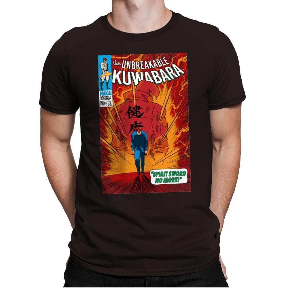 The Unbreakable Kuwabara - Mens Premium T-Shirts RIPT Apparel Small / Dark Chocolate