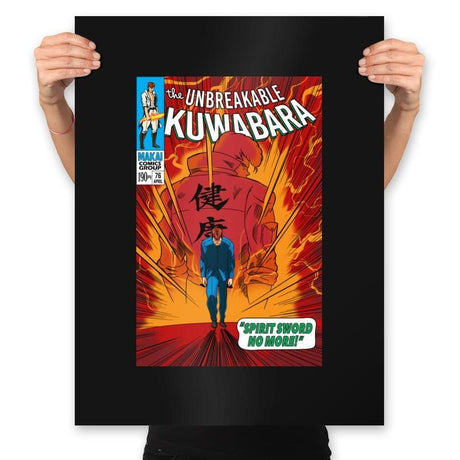 The Unbreakable Kuwabara - Prints Posters RIPT Apparel 18x24 / Black