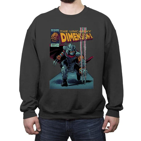 The Uncanny Dimension-X - Crew Neck Sweatshirt Crew Neck Sweatshirt RIPT Apparel