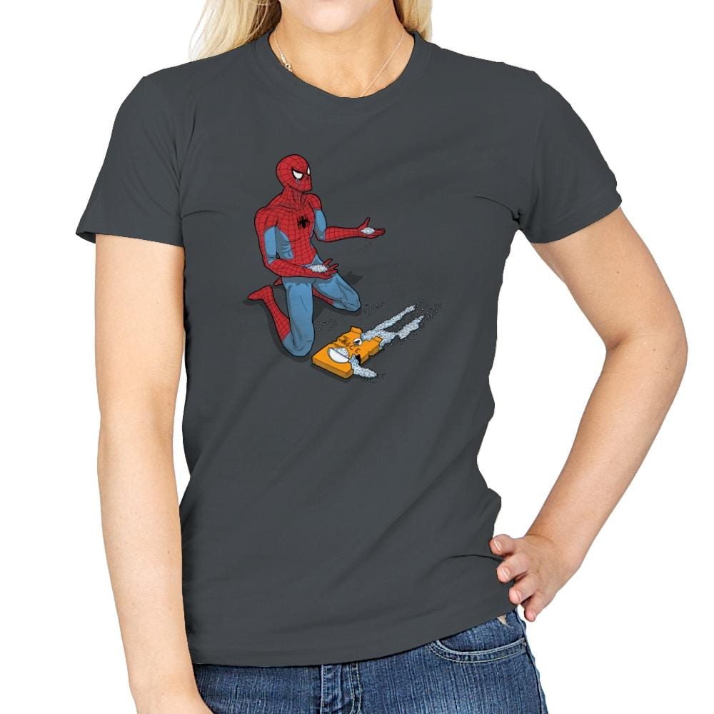 The Uncle Ben Tragedy Exclusive - Womens T-Shirts RIPT Apparel Small / Charcoal