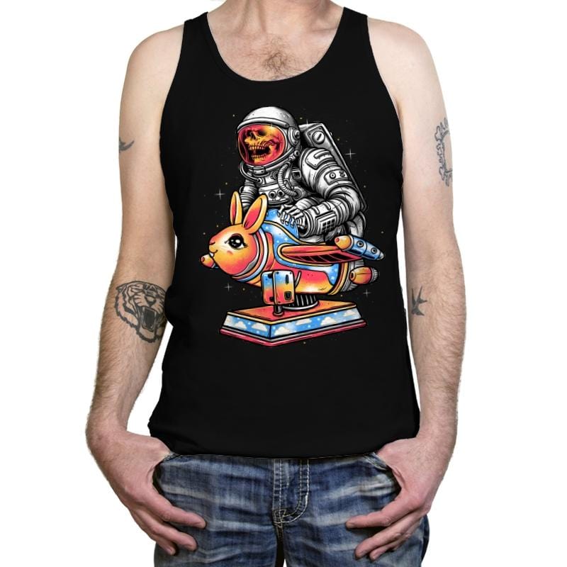 The Universe Is Calling - Tanktop Tanktop RIPT Apparel X-Small / Black