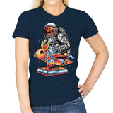 The Universe Is Calling - Womens T-Shirts RIPT Apparel Small / Navy