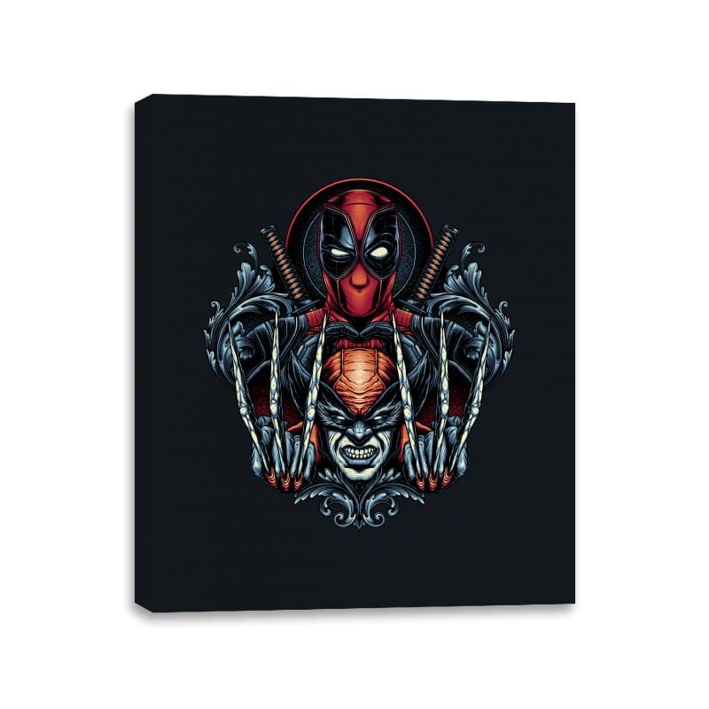 The Unkillables - Canvas Wraps Canvas Wraps RIPT Apparel 11x14 / Black