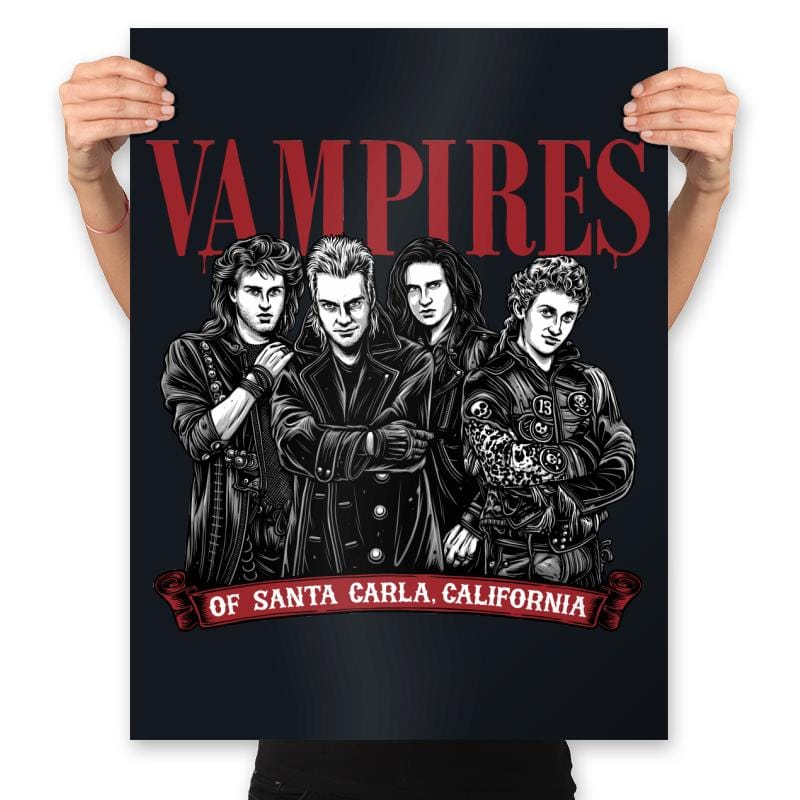 The Vampires - Prints Posters RIPT Apparel 18x24 / Black