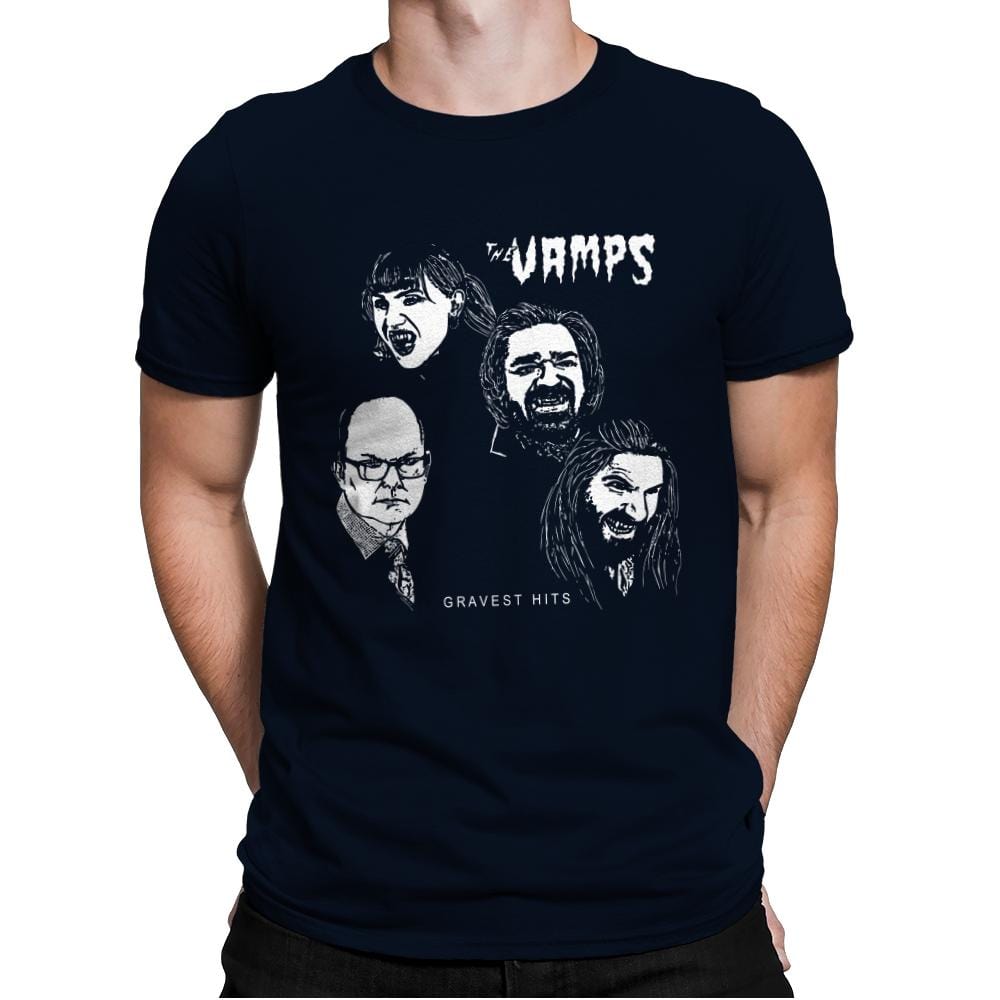 The Vamps - Mens Premium T-Shirts RIPT Apparel Small / Midnight Navy