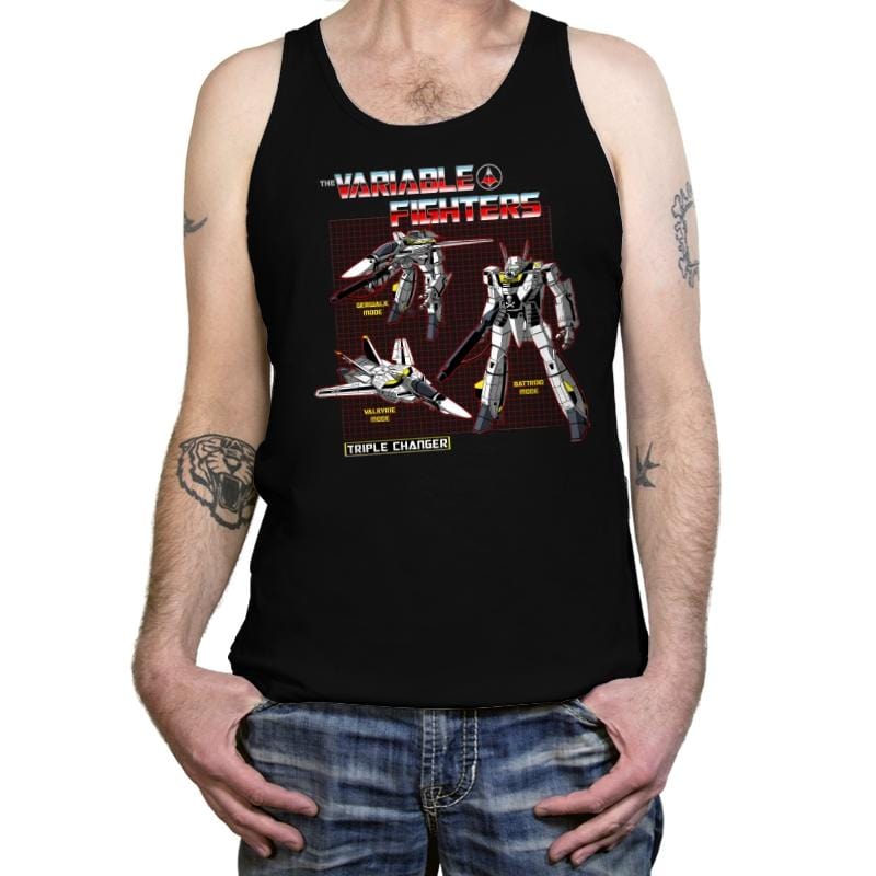 The Variable Fighters - Tanktop Tanktop RIPT Apparel X-Small / Black