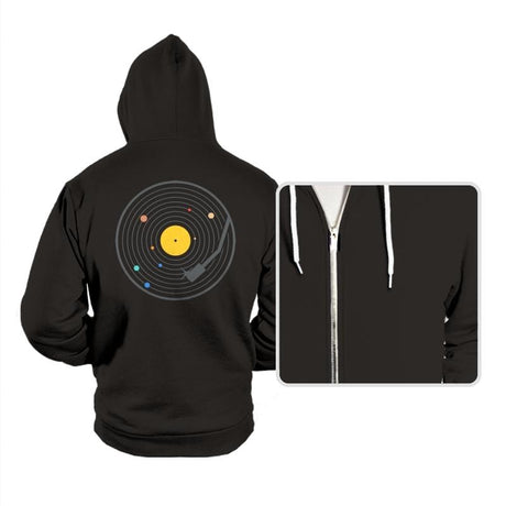 The Vinyl System - Hoodies Hoodies RIPT Apparel Small / Black