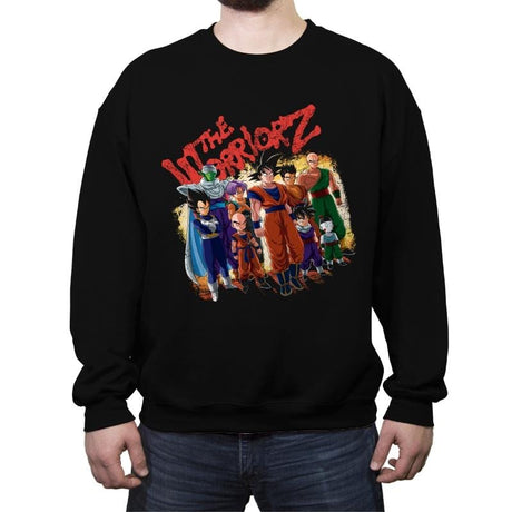 The WarriorZ - Anytime - Crew Neck Sweatshirt Crew Neck Sweatshirt RIPT Apparel Small / Black