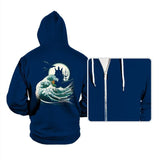 The Wave of Atlantis - Hoodies Hoodies RIPT Apparel Small / Digital Blue