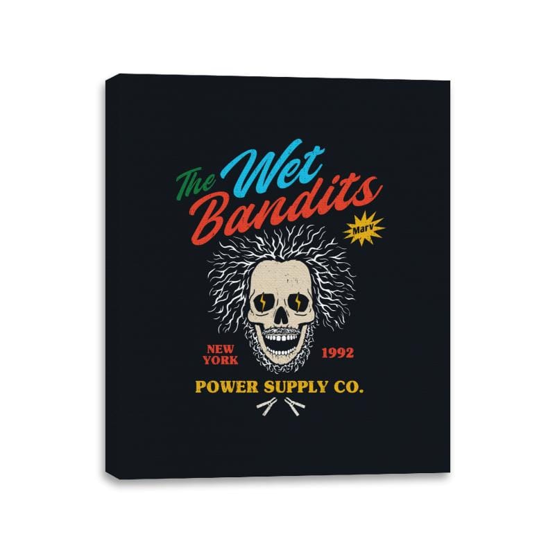 The Wet Bandits - Canvas Wraps Canvas Wraps RIPT Apparel 11x14 / Black