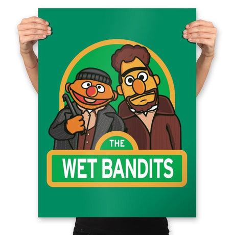 The Wet Bandits - Prints Posters RIPT Apparel 18x24 / Kelly