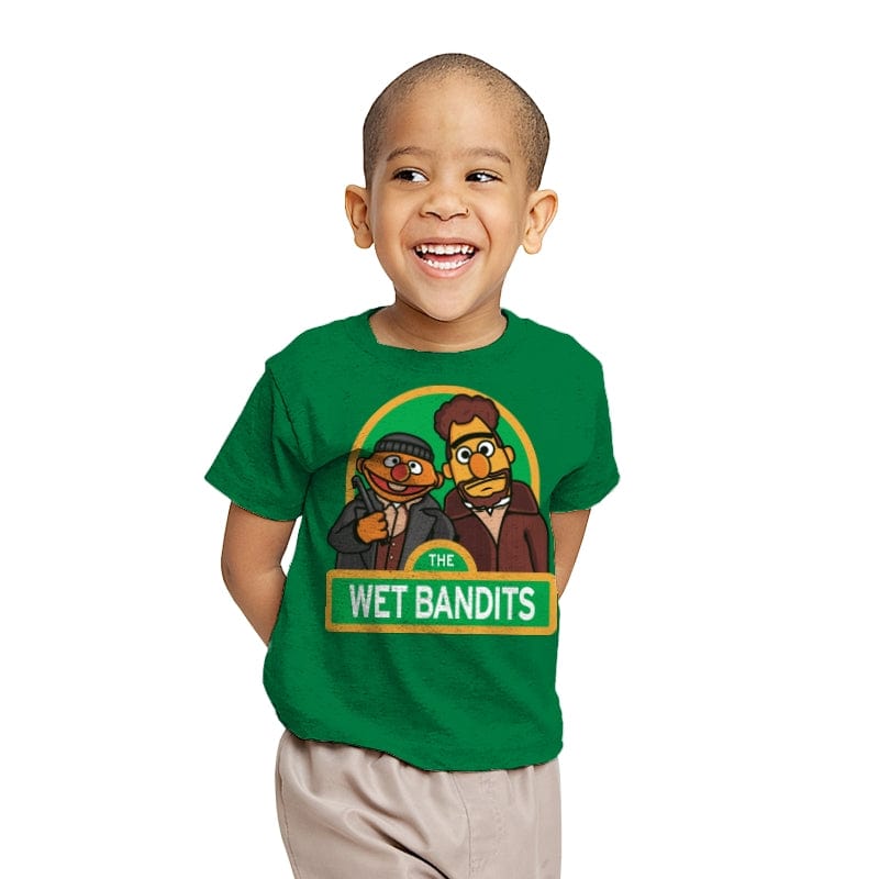 The Wet Bandits - Youth T-Shirts RIPT Apparel X-small / Kelly