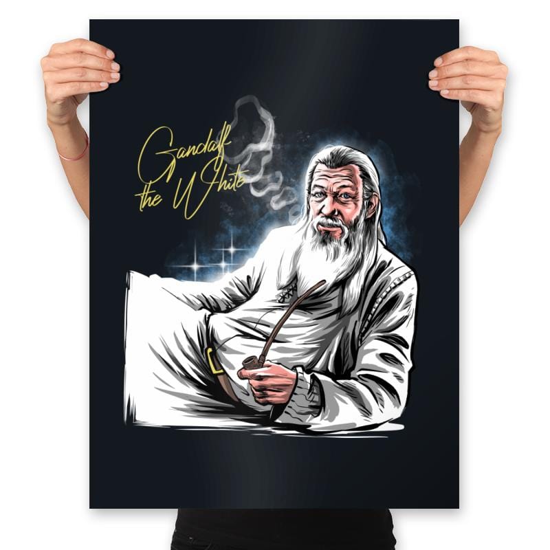 The White - Prints Posters RIPT Apparel 18x24 / Black