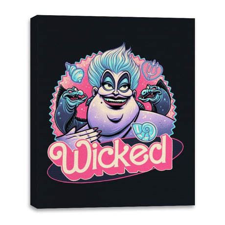 The Wicked Sea - Canvas Wraps Canvas Wraps RIPT Apparel 16x20 / Black