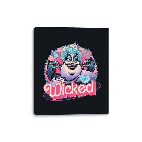 The Wicked Sea - Canvas Wraps Canvas Wraps RIPT Apparel 8x10 / Black