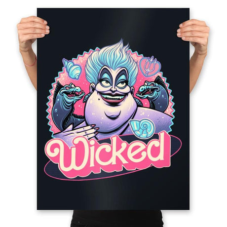 The Wicked Sea - Prints Posters RIPT Apparel 18x24 / Black