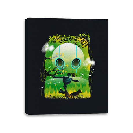 The Wild Soul - Canvas Wraps Canvas Wraps RIPT Apparel 11x14 / Black