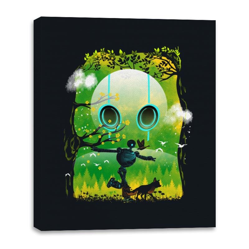 The Wild Soul - Canvas Wraps Canvas Wraps RIPT Apparel 16x20 / Black