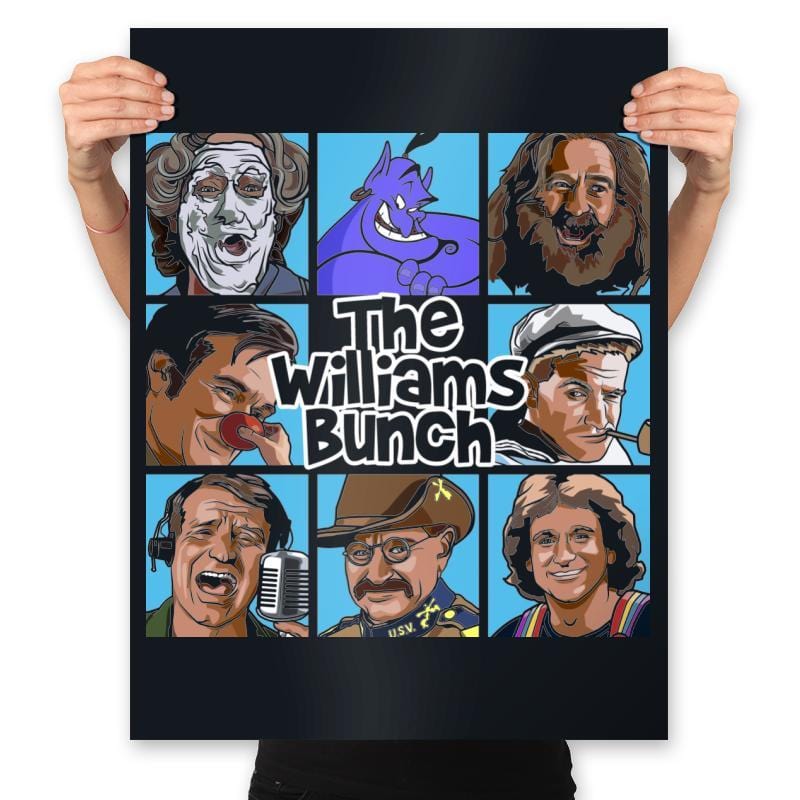 The Williams Bunch - Prints Posters RIPT Apparel 18x24 / Black