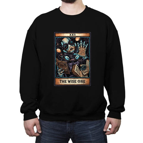 The Wise One - Crew Neck Sweatshirt Crew Neck Sweatshirt RIPT Apparel Small / Black