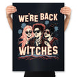 The Witches Are Back - Prints Posters RIPT Apparel 18x24 / Black