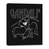 The Wizard - Canvas Wraps Canvas Wraps RIPT Apparel 16x20 / Black