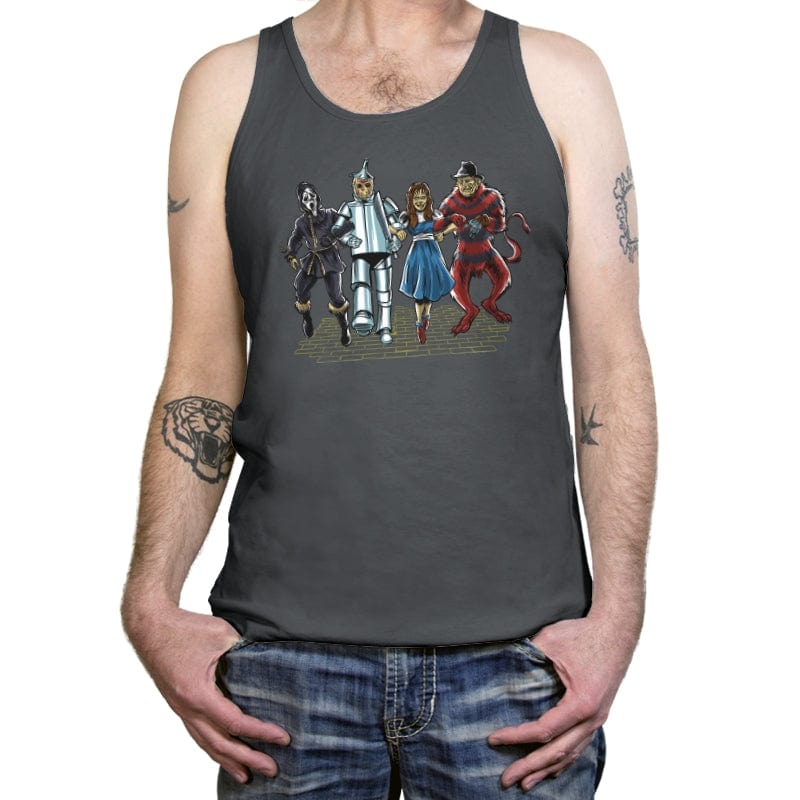 The Wizard of Horror - Tanktop Tanktop RIPT Apparel X-Small / Asphalt